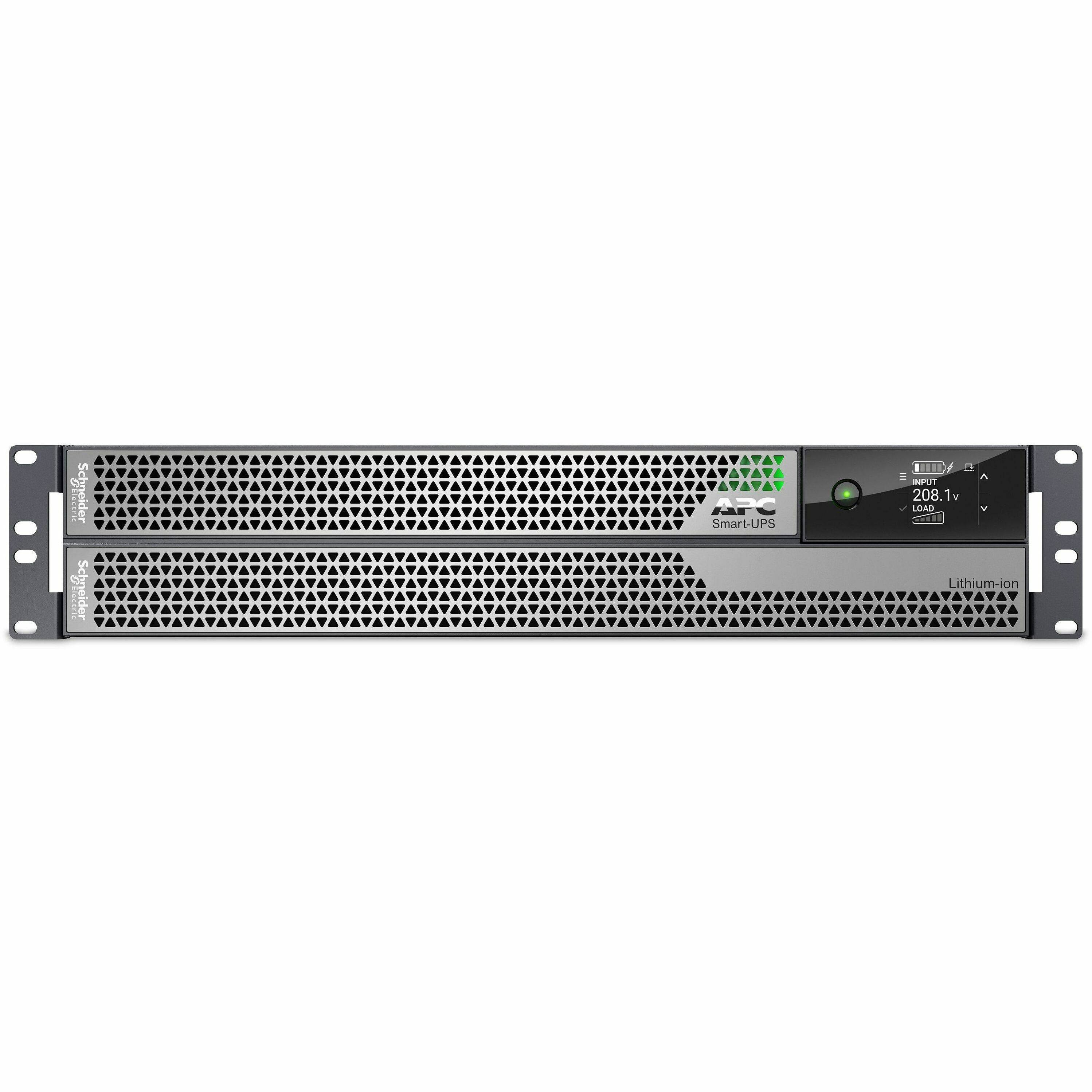 Schneider Electric  
Smart-UPS  
Lithium-ion  
208.1 V  
LOAD: 1 V