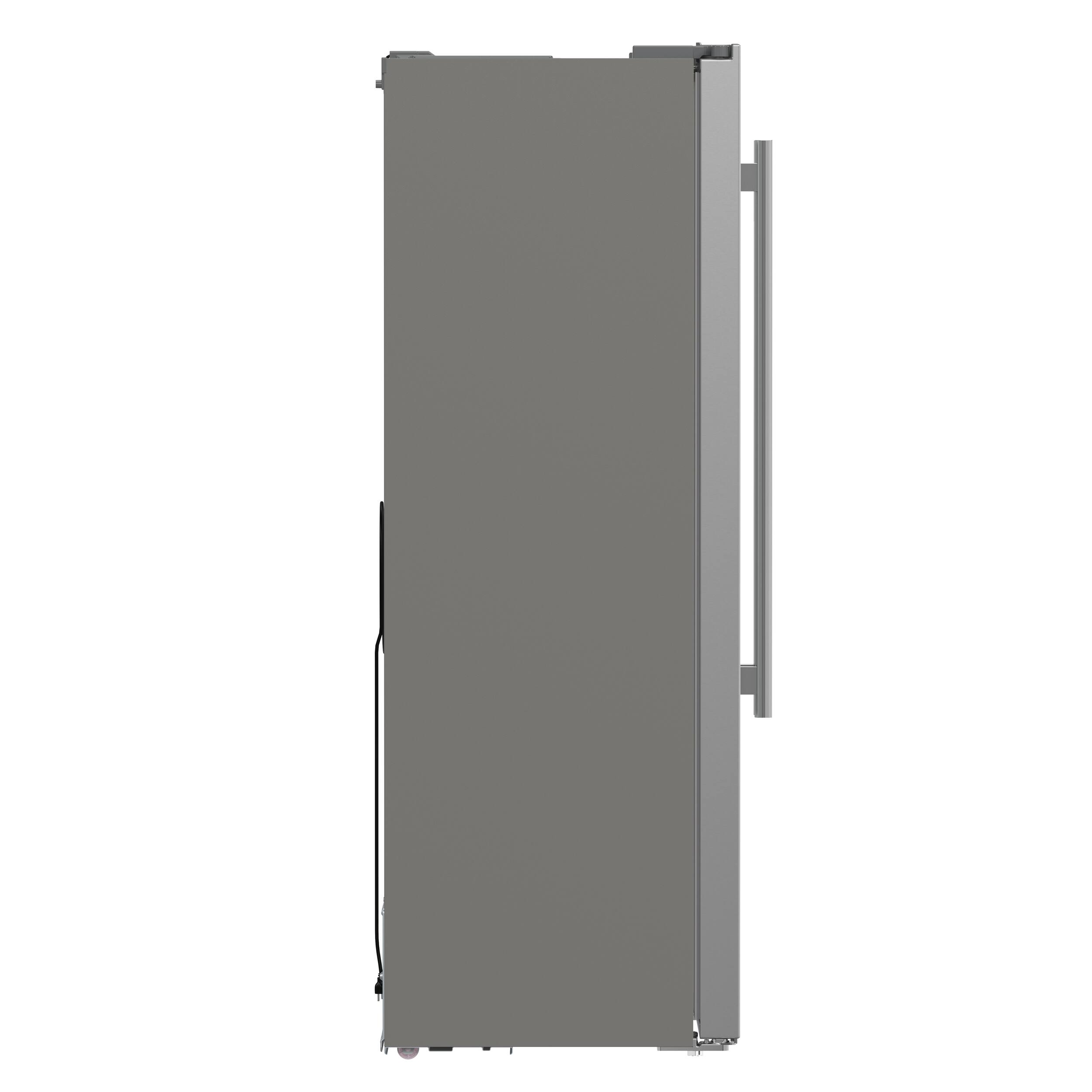 Left. Forno Appliances - Salerno 15.6 Cu. Ft. Side-by-Side Refrigerator - Stainless Steel.