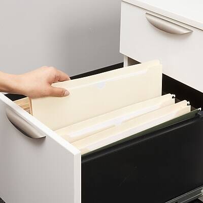 Alt View 4. Staples -  Reinforced File Jackets, 1.5" Expansion, Legal Size, Manila, 50/Box  - Manila.