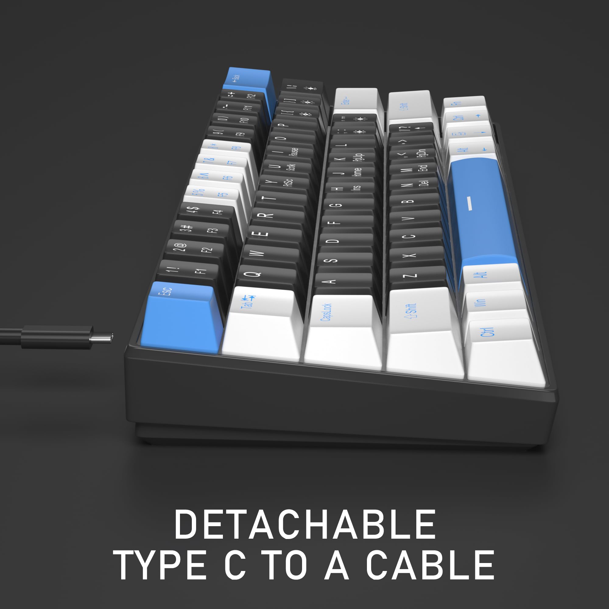 DETACHABLE TYPE C TO A CABLE