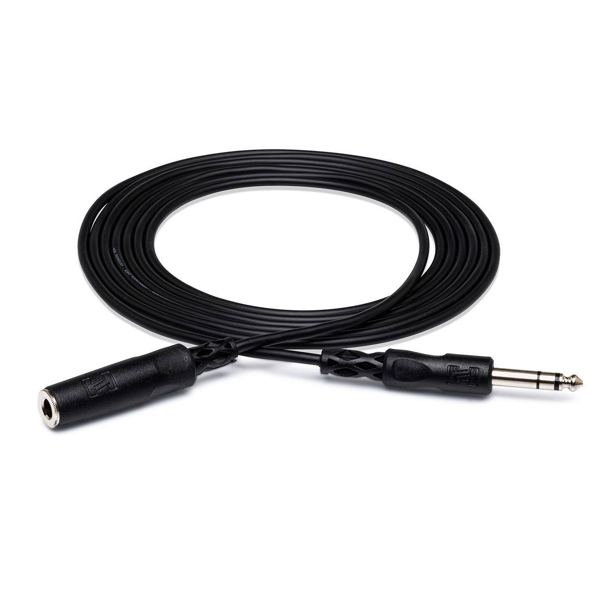 Alt View 1. Hosa Technology - Hosa Technology 2x Stereo 1/4" Female Phone to 1/4" Male Phone TRS Headphone Extension Cable, 25'.