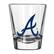 Front. Logo Brands - Atlanta Braves 2oz. Game Day Shot Glass - Multicolor.