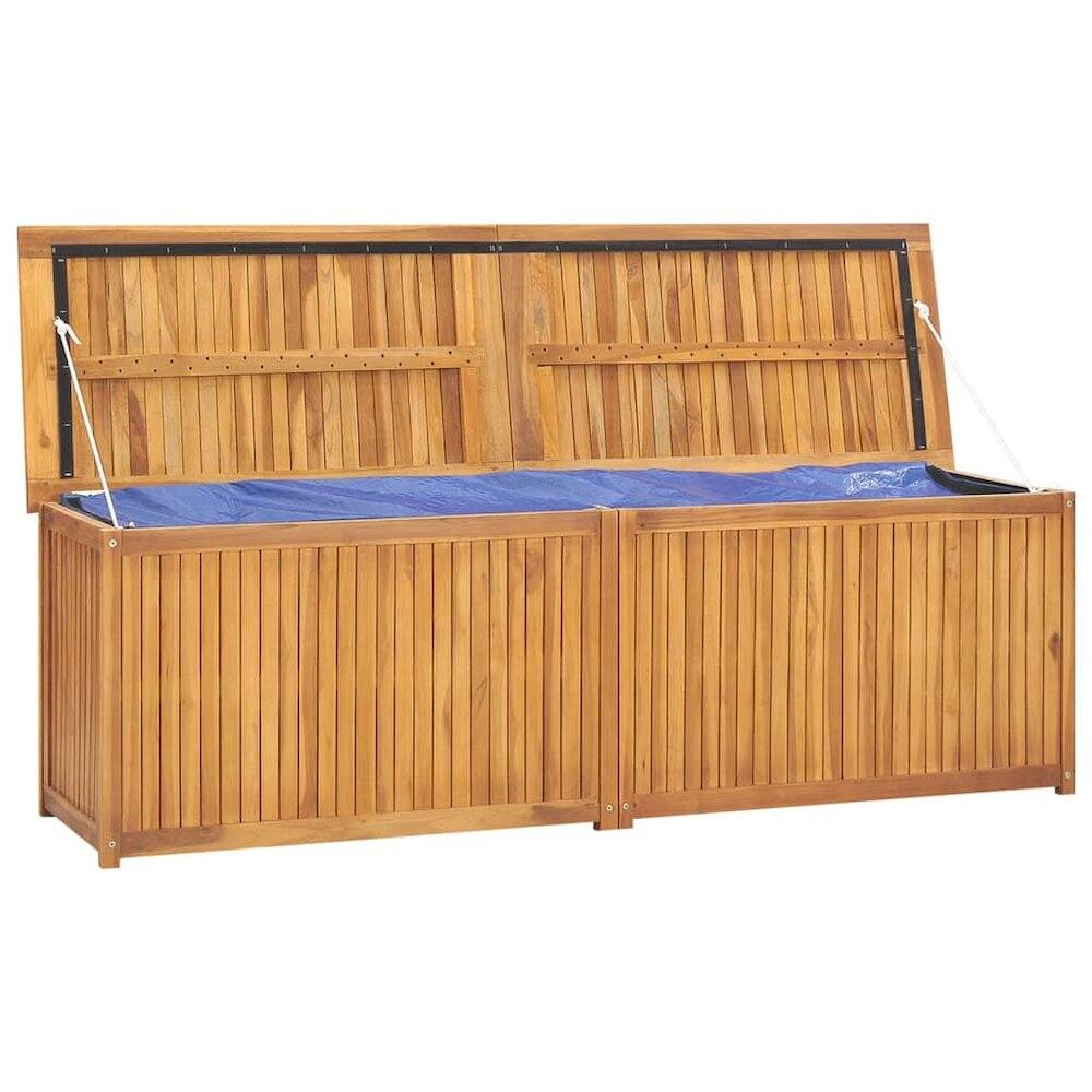 Left. vidaXL - Garden Box Solid Teak Wood - Brown.