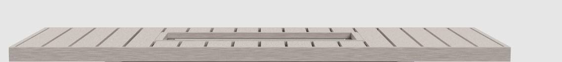 Yardbird® - Eden Rectangular Table Top - Gray - Front_Zoom