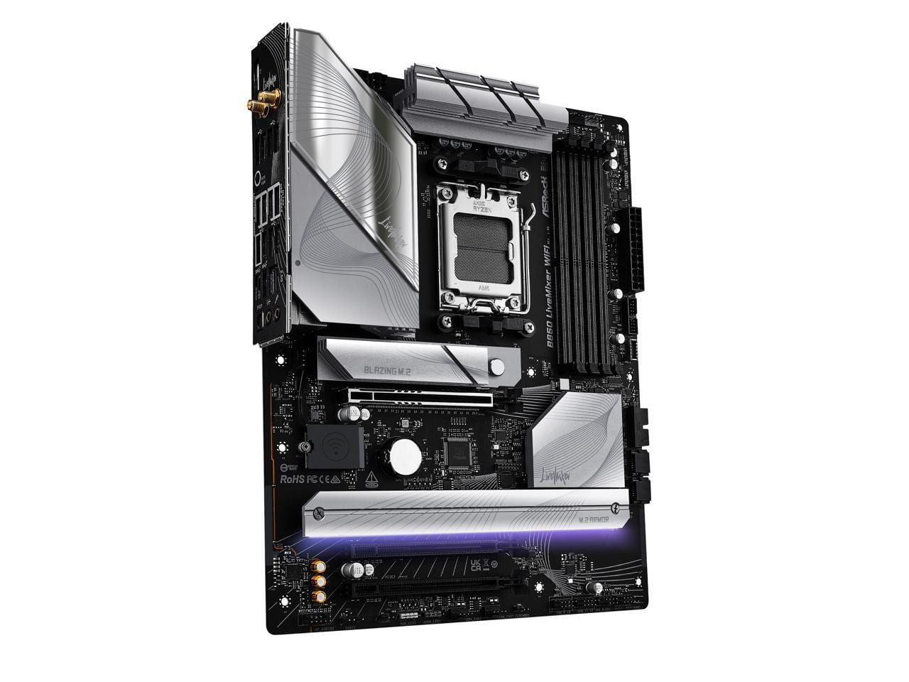 ASRock B850 Live Mixer WiFi AM5 AMD B850 ATX Motherboard - Best Buy