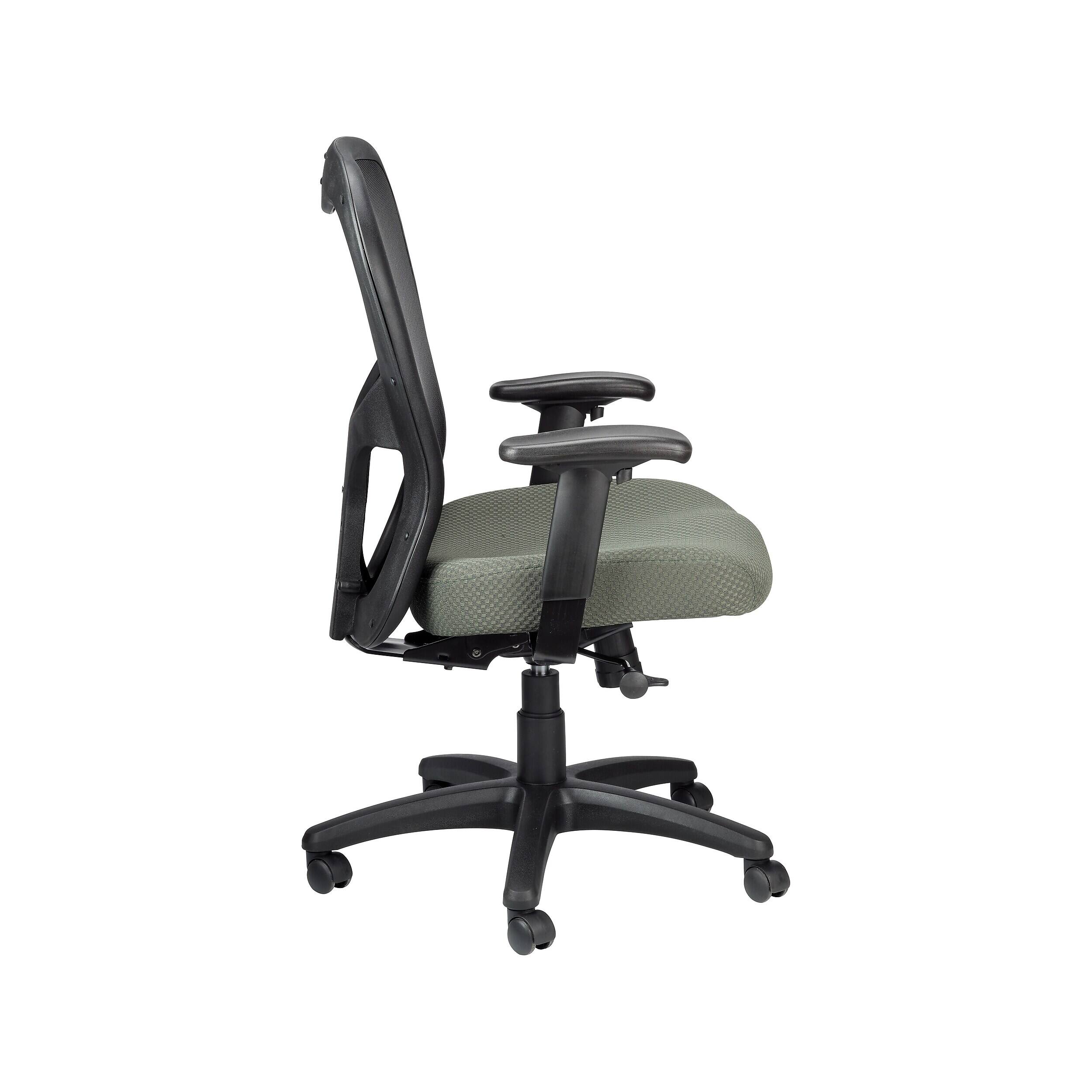 Alt View 3. Tempur-Pedic - TP9000 Mesh Task Chair, Olive (TP9000-OLIVE) - Olive.