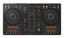 Pioneer DJ - 2-Channel DJ Controller with Smart Mixing, Rekordbox and Serato DJ Compatibility - Black