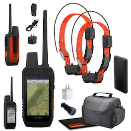Garmin - Alpha 300i Handheld With 2x Alpha TT25 Tracking & Training Collar for Dog - Black