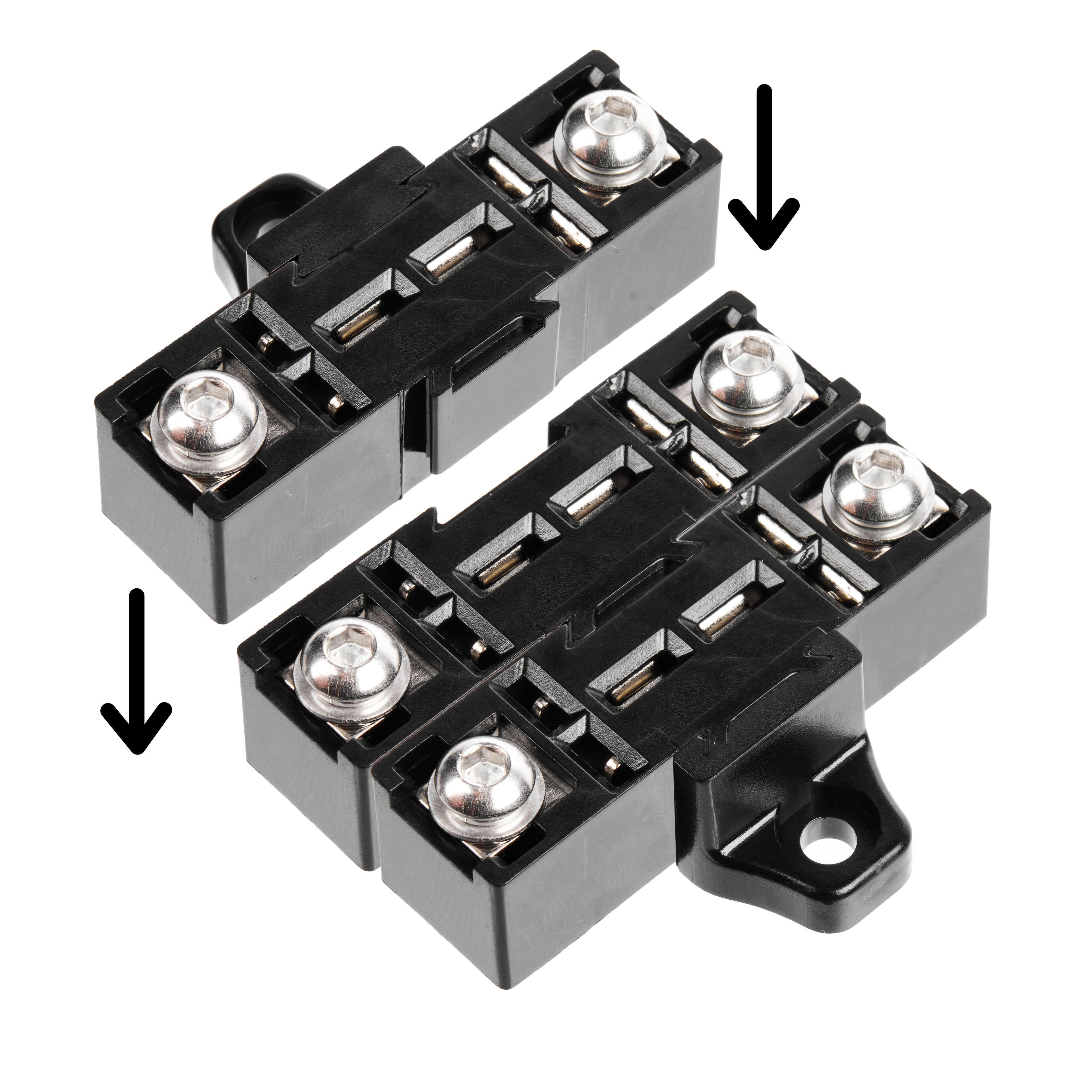 Back. NVX - XFMATC Stack-able ATC & ATM Fuse Panel Distribution Block Connectable Fuse Block..