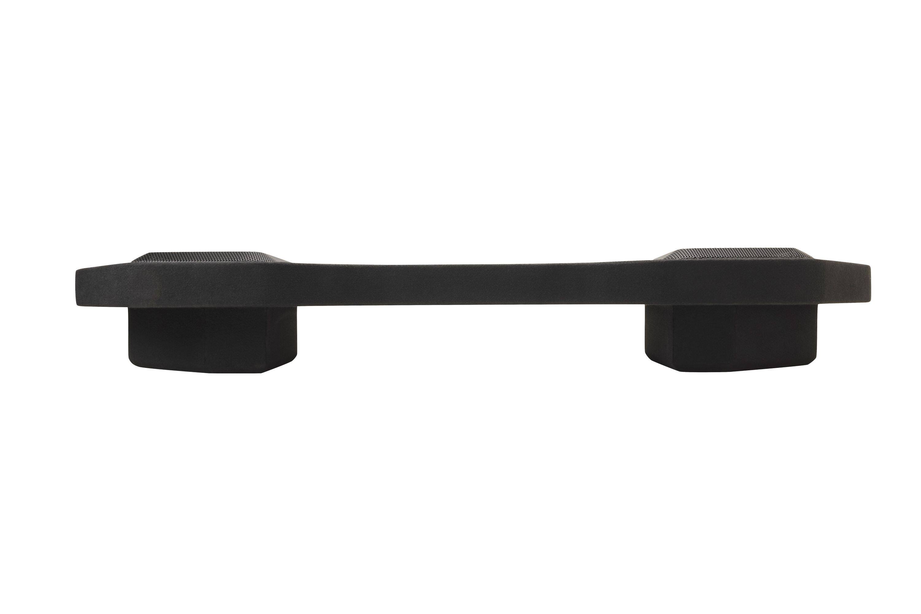 Alt View 2. KICKER - L7T Custom Fit Dual 10" 2-Ohm Down Firing Enclosure Subwoofer for Select Dodge Rams - Black.