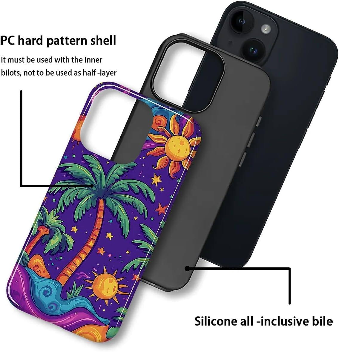 PC hard pattern shell  
It must be used with the inner bilots, not to be used as half-layer  

Silicone all-inclusive bile