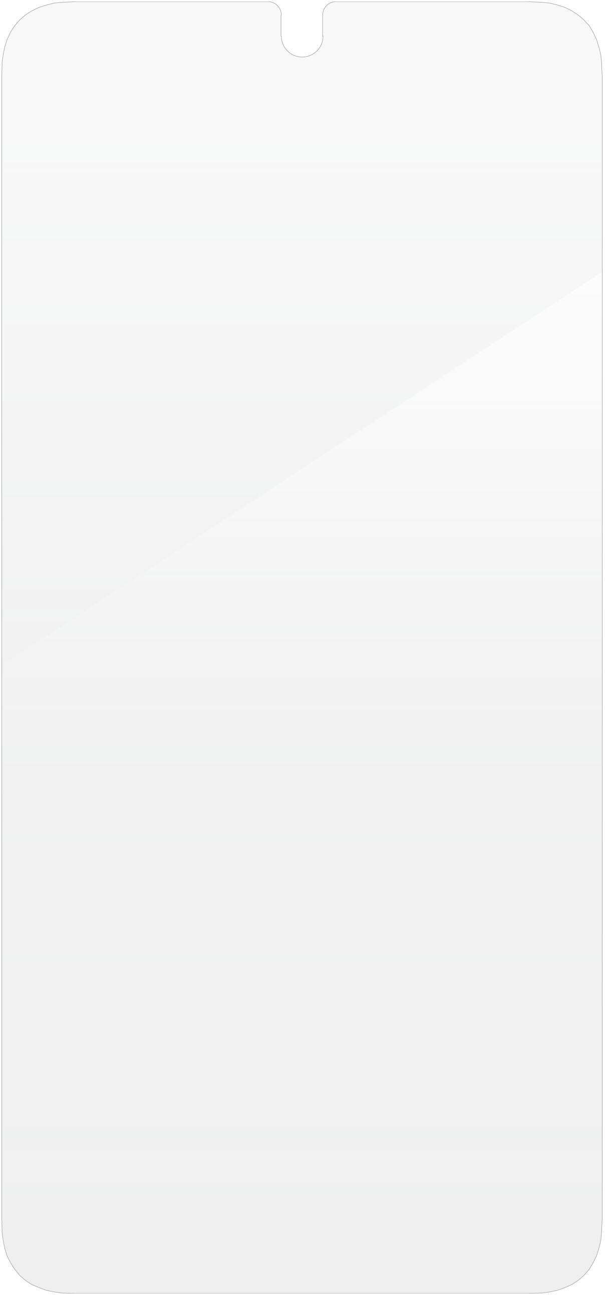 Alt View 10. ZAGG - Glass+ Defense Motorola Moto G 2025 - Clear.