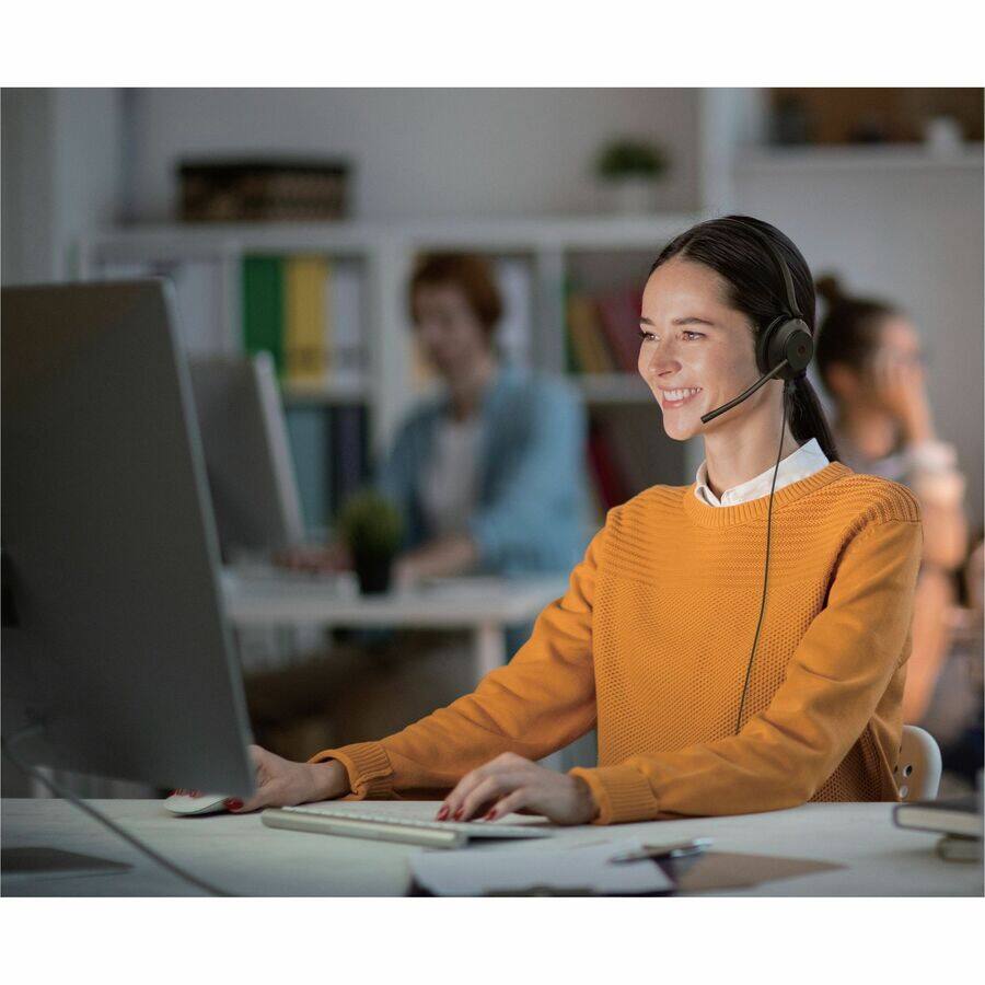 Alt View 2. Yealink - Yealink USB Wired Headset - Microsoft Teams Certification - Stereo - USB Type A, USB Type C - Wired - 32 Ohm - 20 Hz to - Red.