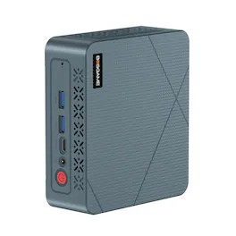BOSGAME - E2 PLUS Mini PC AMD Ryzen 5 3501U, 8GB DDR4 RAM, 256GB SATA SSD - Blue