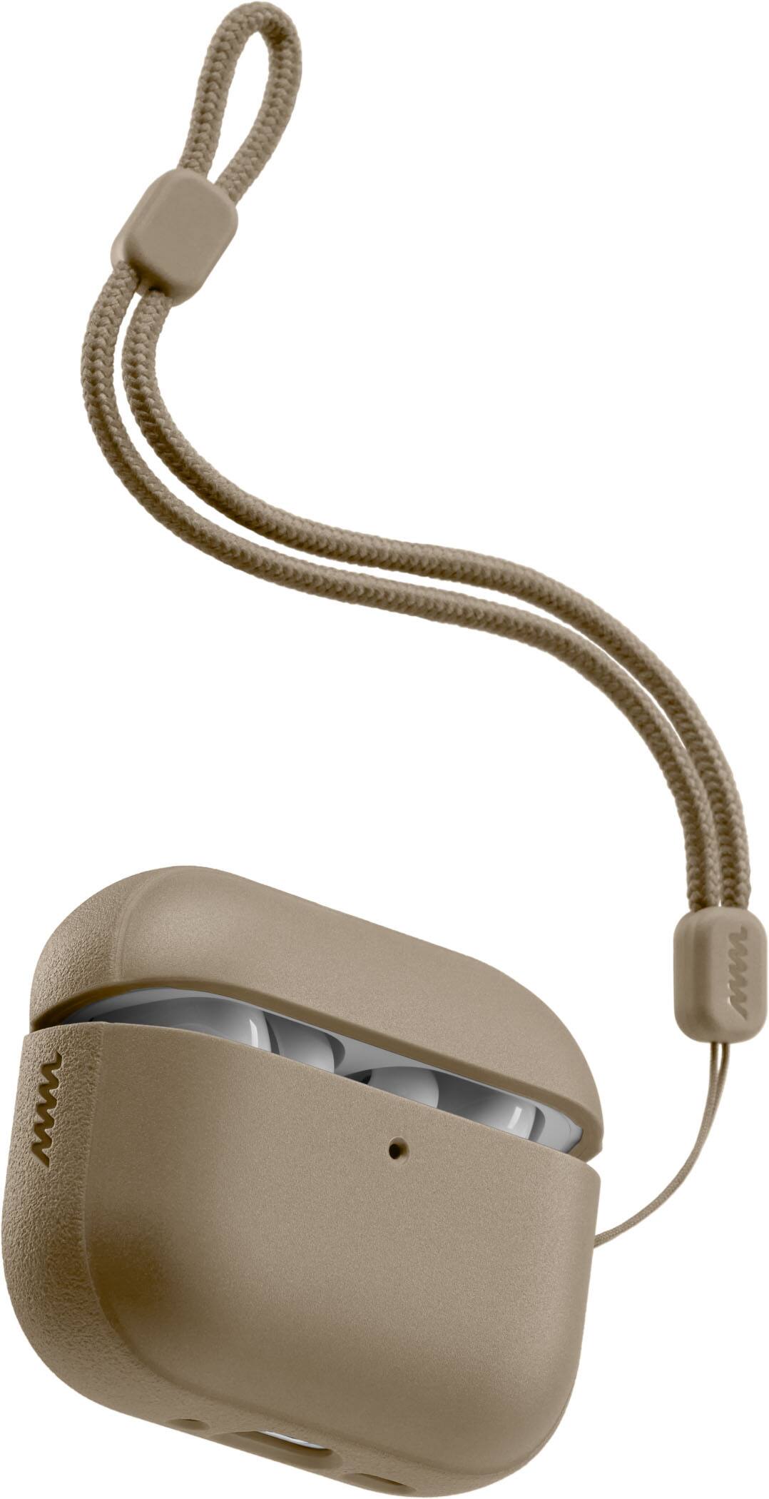 Angle. dbrand - MNML Case for Apple AirPods Pro 3 - Tan.