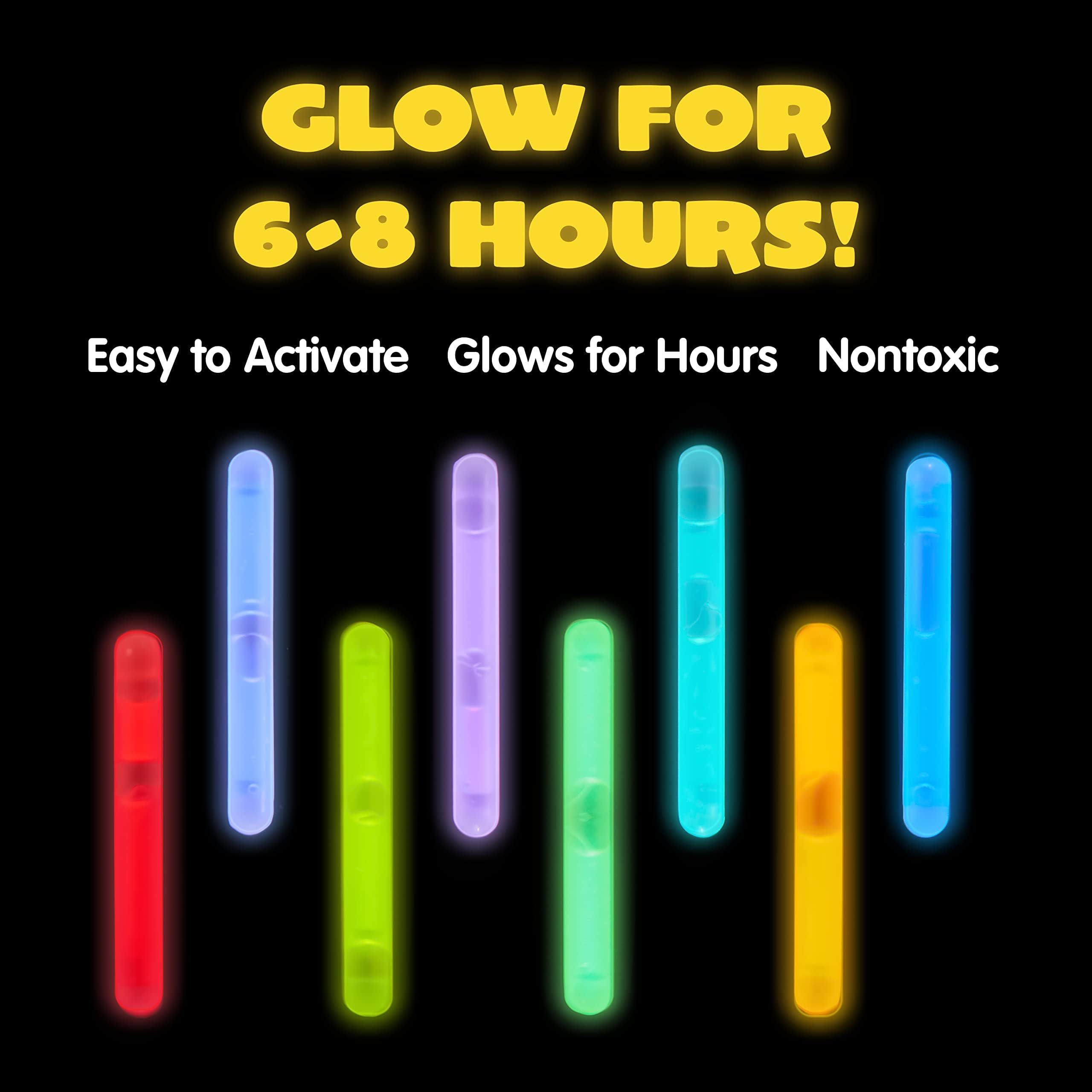 GLOW FOR 6-8 HOURS!  
Easy to Activate  
Glows for Hours  
Nontoxic