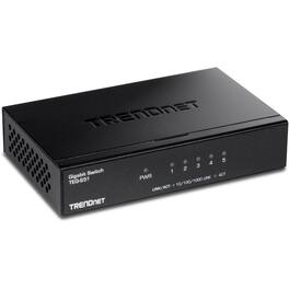 Trendnet - 5-Port Gigabit Desktop Switch, TEG-S51, 5 x Gigabit RJ-45 Ports, 10Gbps Switching Capacity, Fanless Design - Unknown