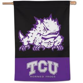 WinCraft - TCU Horned Frogs 28" x 40" Applique Vertical Banner - Multicolor