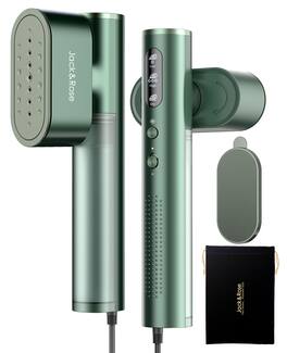 Vulpecula Spade - Travel Steamer & Iron 2 In 1, Portable Garment Steamer, 15s Heat Up, Large Ceramic Heat Panel, 100-220V for Global