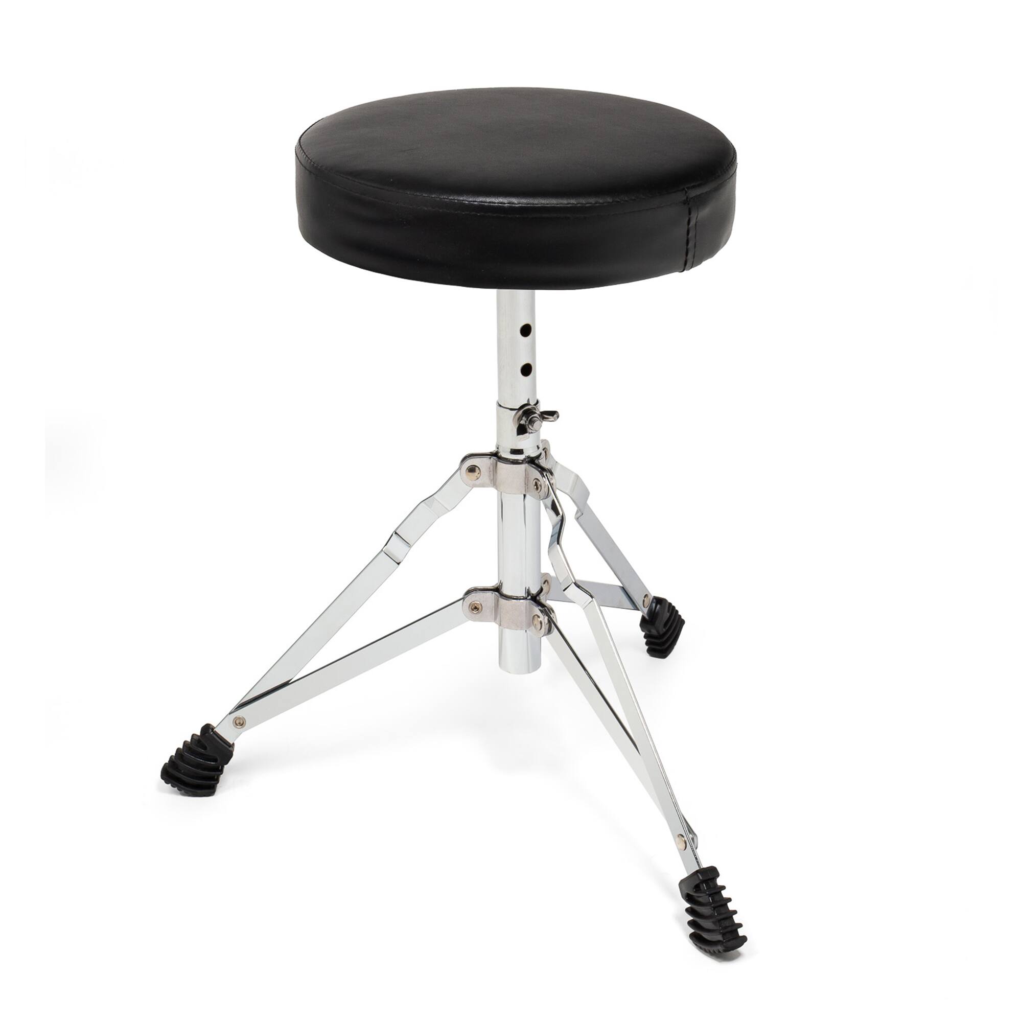 Alt View 6. Ashthorpe - Beginner Drum Kit with Brass Cymbals (Set of 5) - Pink.