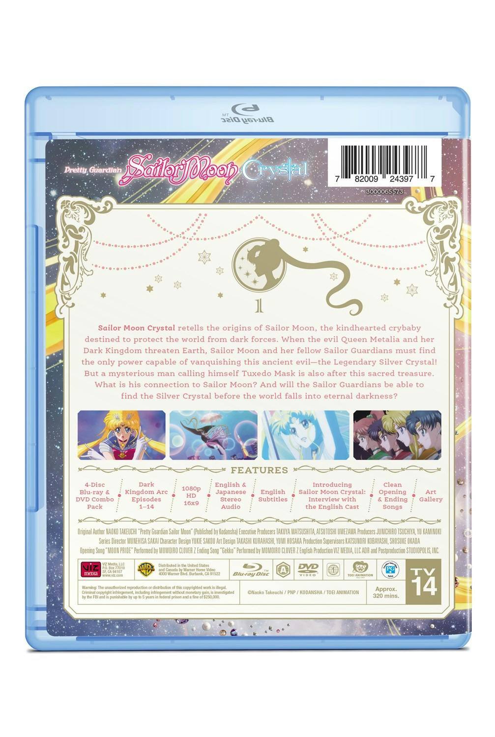 Angle. Sailor Moon Crystal Set 1 Limited Edition (Blu-ray Limited Edition) [Blu-ray].