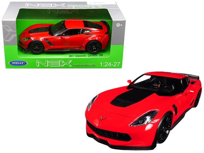 NEX MODELS  
2017 Chevrolet Corvette Z06  
1:24-27  
WELLY  
8+