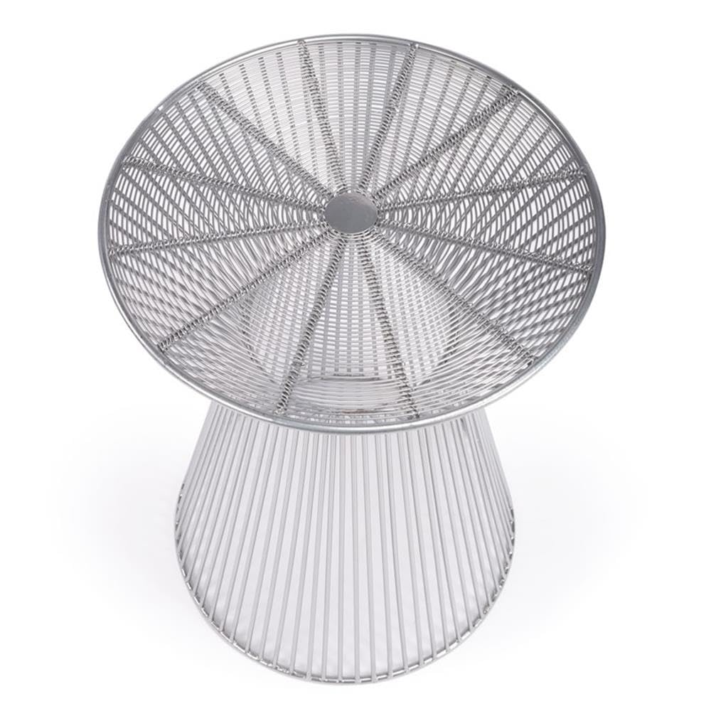 Alt View 1. Butler Specialty - Greeley Metal Side Table - Silver.