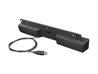 Alt View 1. Lenovo - USB Soundbar Speaker for Monitors - Black.