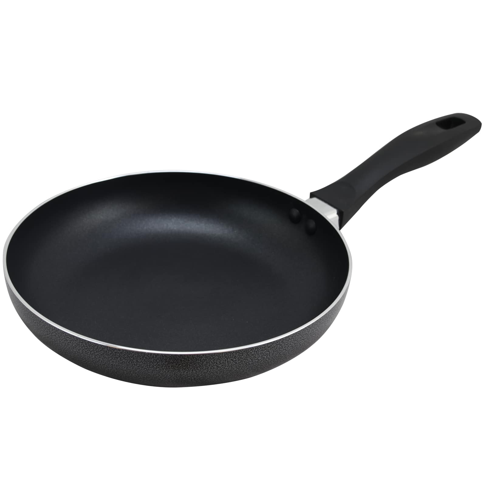 Oster - Clairborne 9.5 Inch Aluminum Hammer Tone Frying Pan Grey - Charcoal
