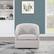 Alt View 15. OSP Home Furnishings - Parker Swivel Tub Chair - Sterling.