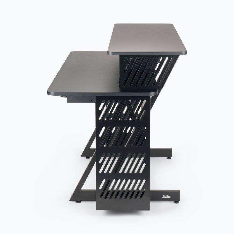 Alt View 7. On Stage Stands - On-Stage WS7700B Large Workstation Desk - Black - "NA".