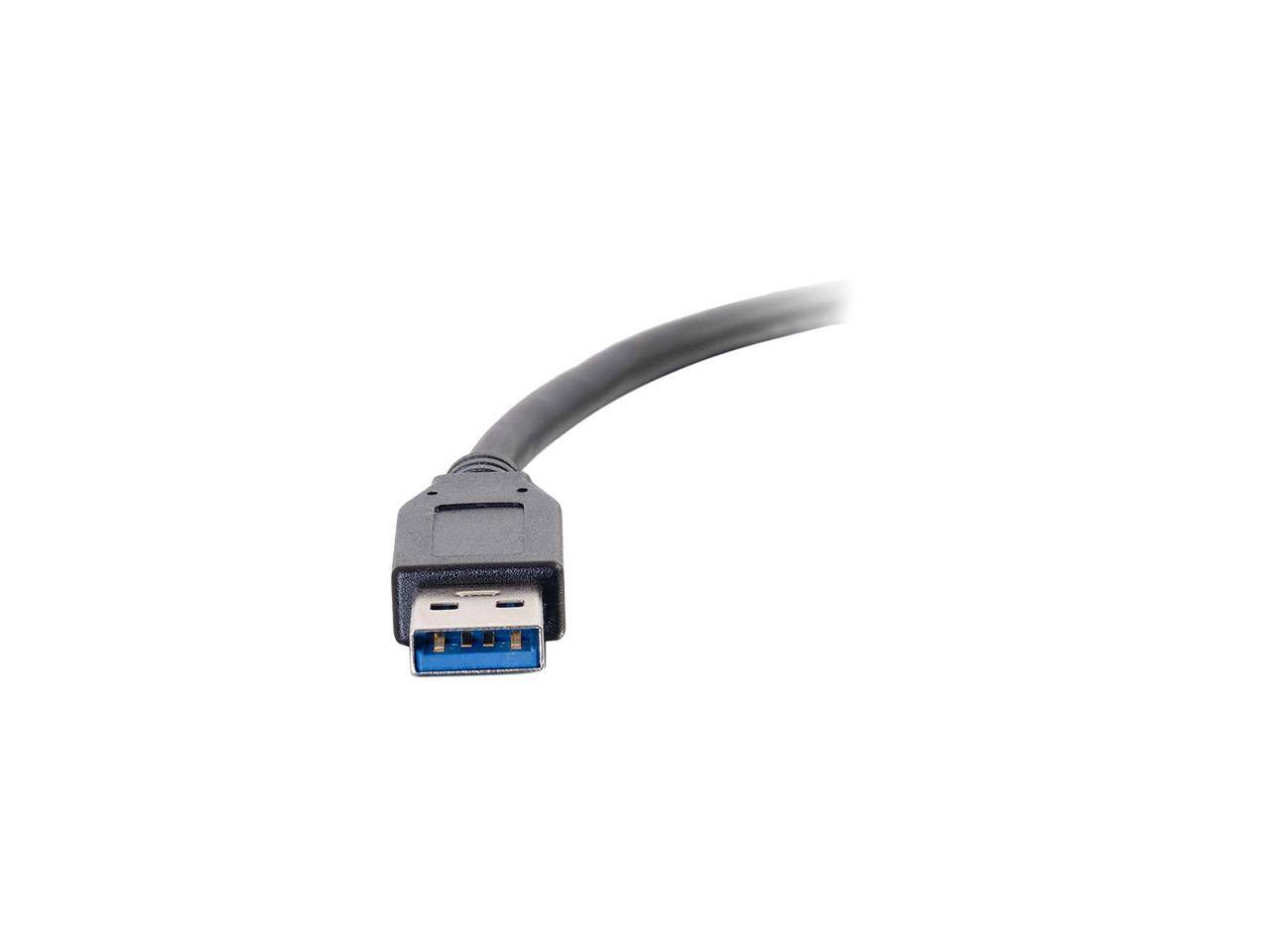 Alt View 2. Cables to Go - C2G 28832 USB 3.0 USB-C to USB-A Cable M/M, Black (USB IF Certified) (6 Feet, 1.82 Meters) - Black.
