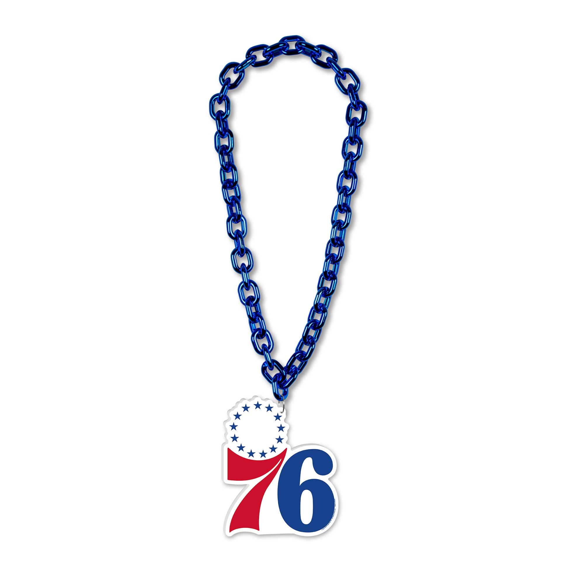WinCraft - Philadelphia 76ers Big Chain Logo Necklace - Multicolor price history on PriceWatchPro
