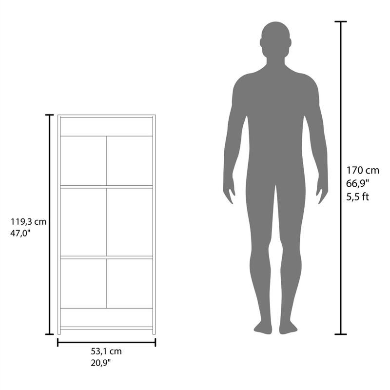 170 cm 66,9" 5,5 ft  
119,3 cm 47,0"  
53,1 cm 20,9"