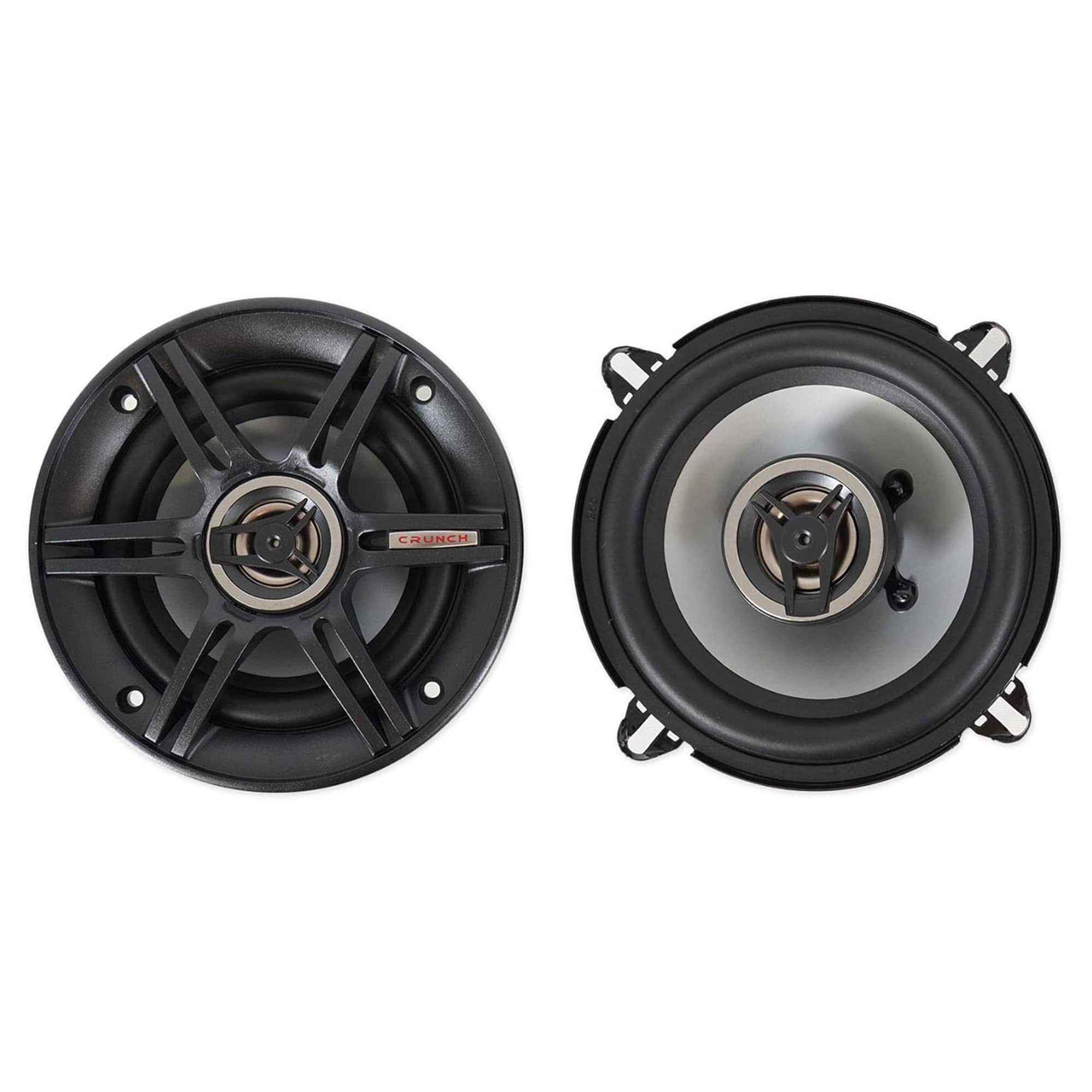 Crunch - 5.25" Coaxial Speaker Set, Full-Range Audio Upgrade for Vehicle Stereo - Black