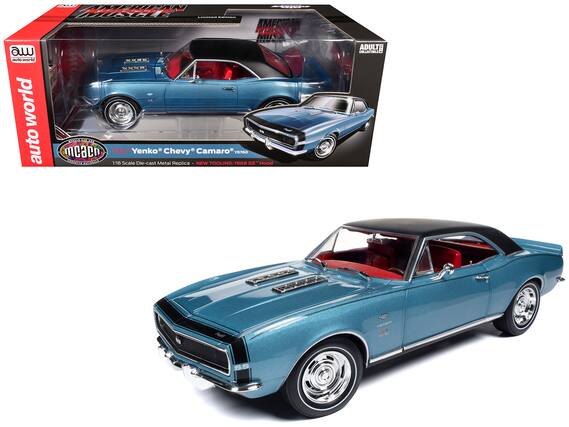 Add American Luge... - AMERICAN TTG ar auto world H world LR TNIE NS auto nom LEPERE CITTI C 1967 1:18 Scale Yenko Die-cast Metal Chevy Replica NEW Camaro TOOLING: YS760 1001 SS" Hood ADULTE COLLECTIBLI camare SS
