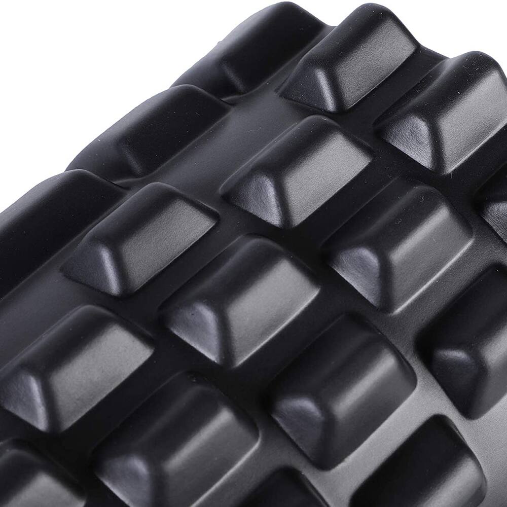 Alt View 4. HolaHatha - HolaHatha High Density Hollow EVA Foam Roller for Muscle Massage Recovery - Black.