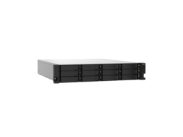 TS-1232PXU-RP-4G-US QNAP 2U 12-Bay ARM-based 2.5G &10G NAS - Black