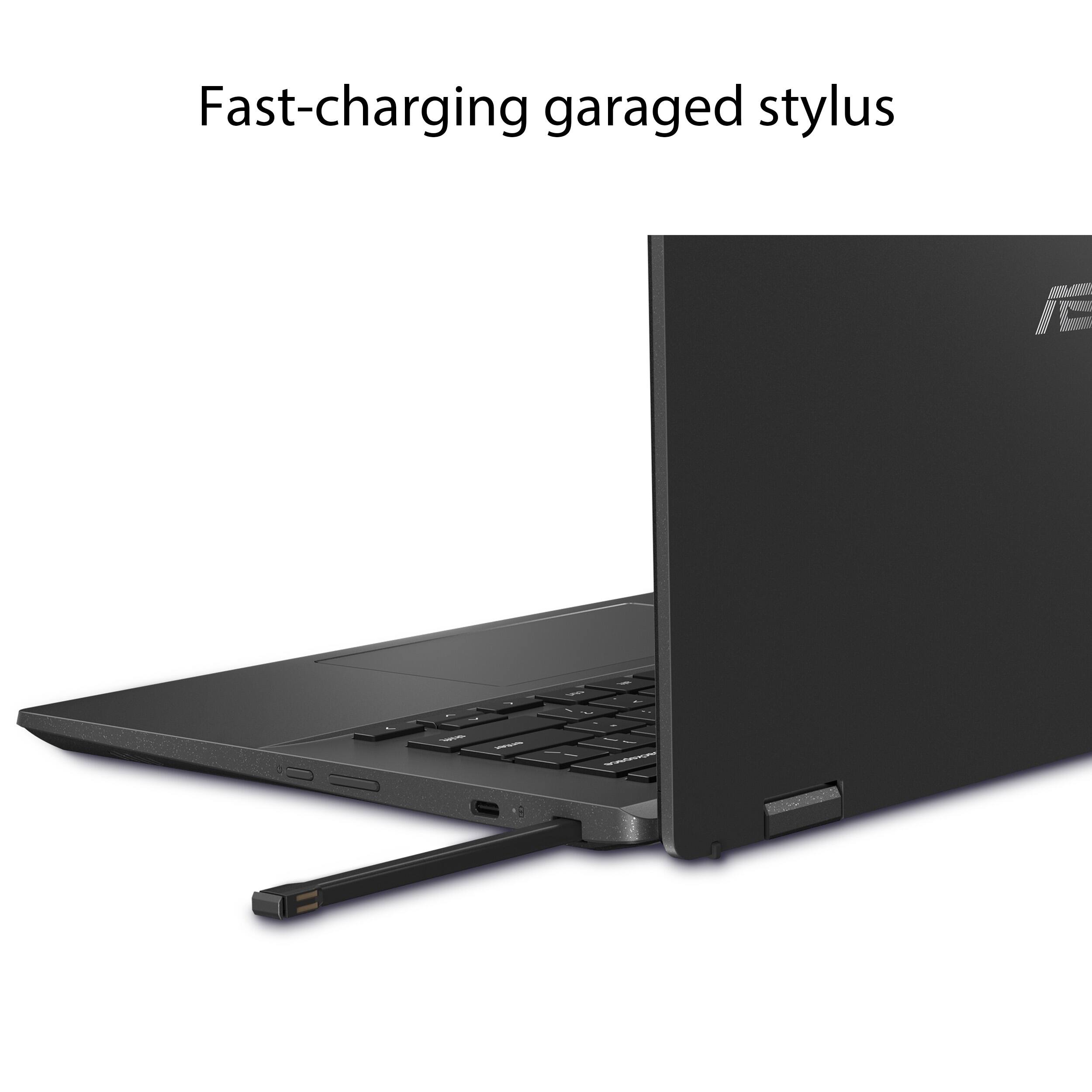 Fast-charging garaged stylus