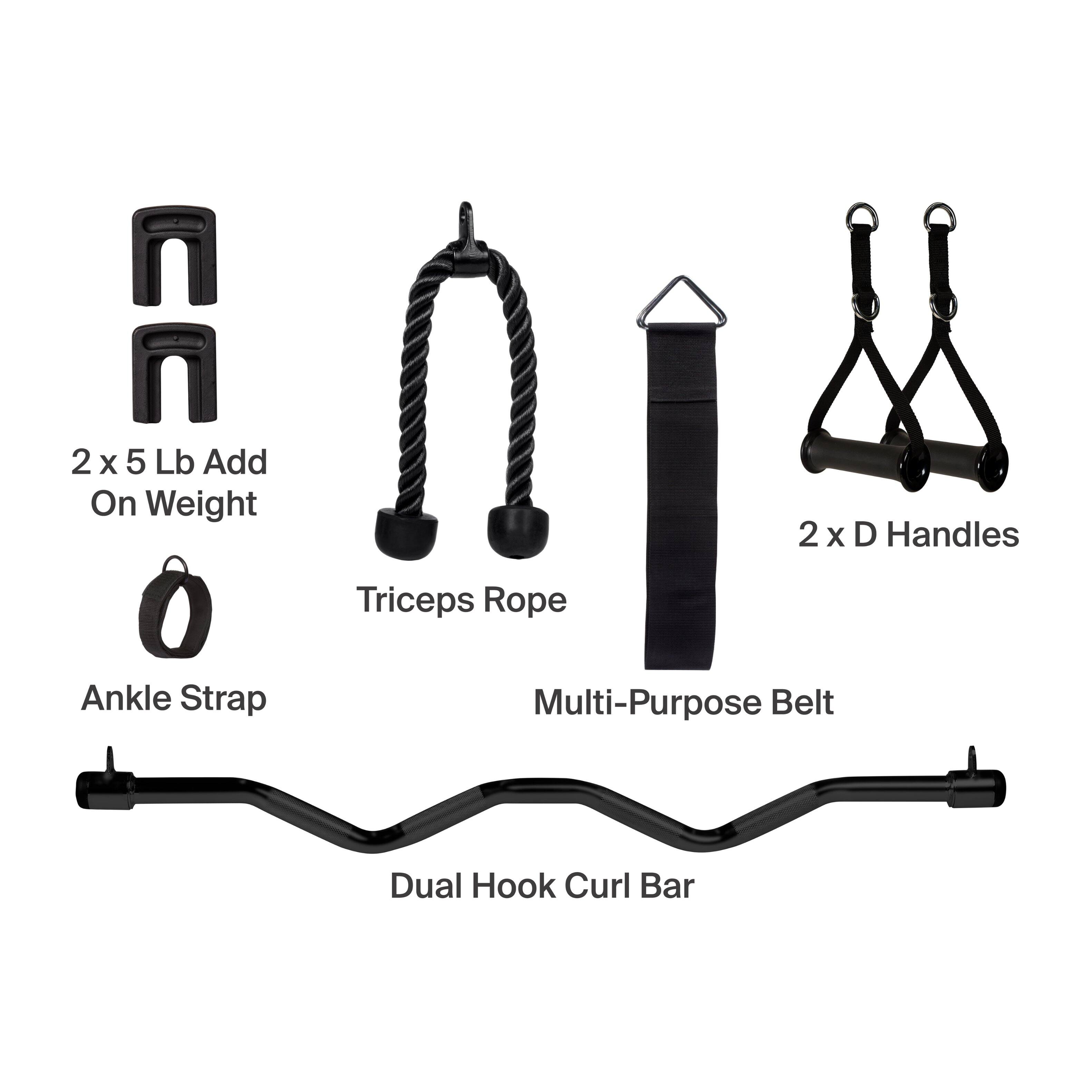 Alt View 13. Centr - Centr 3 Home Gym - Black.