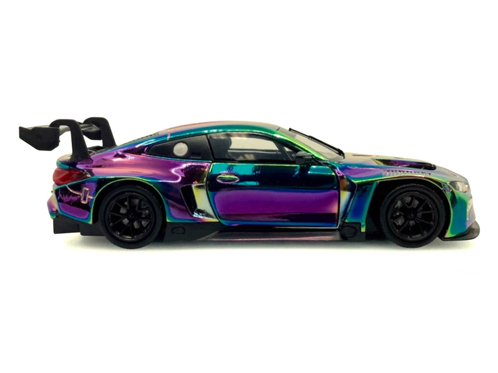 Alt View 1. Motormax - BMW M4 GT3 Chameleon Chrome "Custom Wrap" Series 1/24 Diecast Model by Motormax.