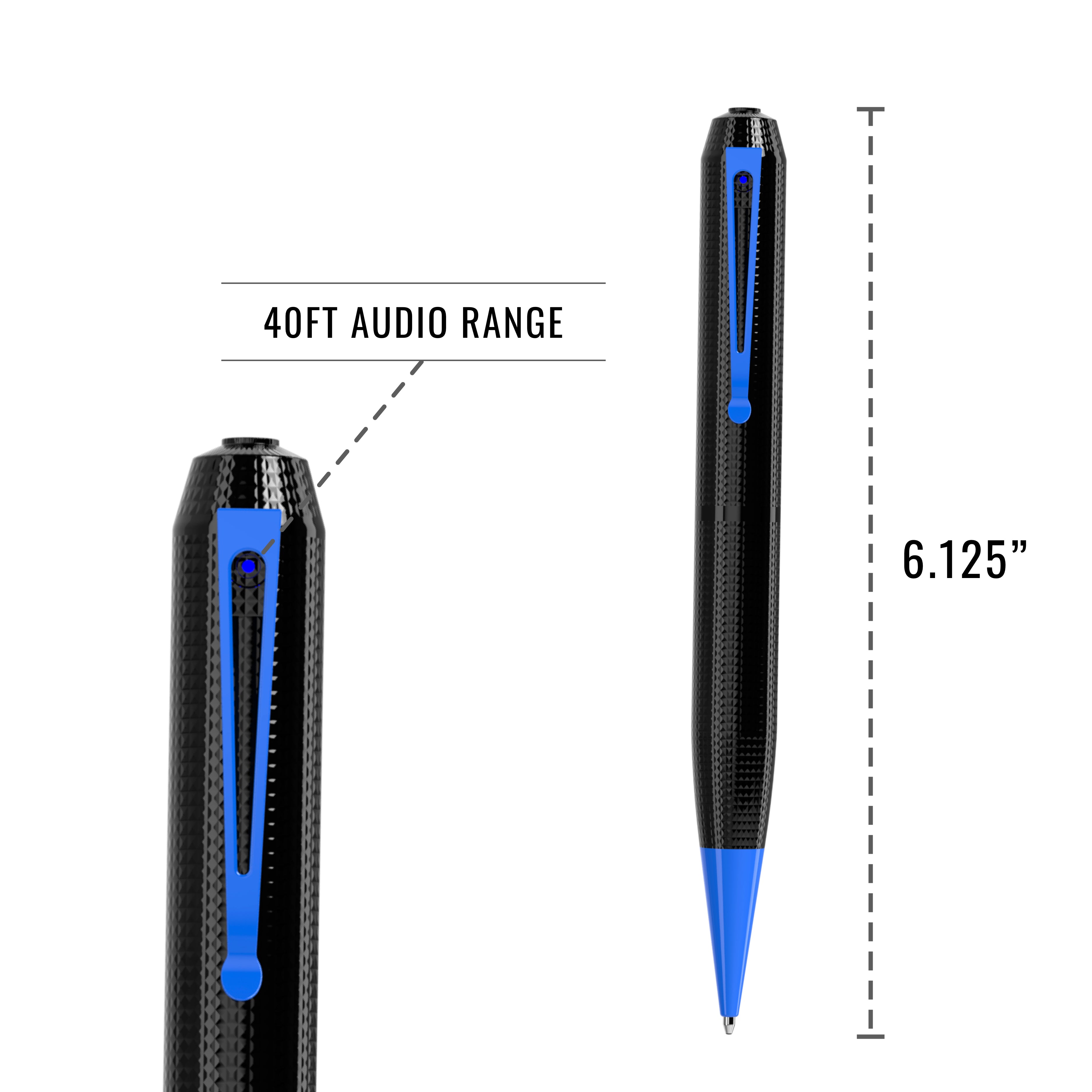 40FT AUDIO RANGE  
6.125"