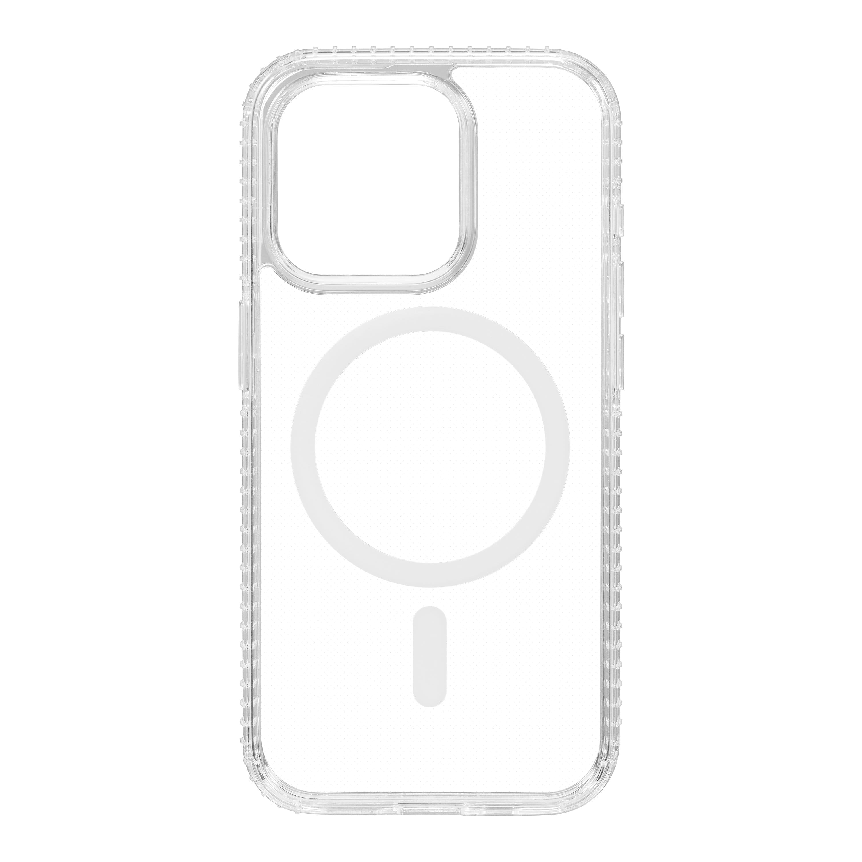 Alt View 14. Insignia™ - Hard-Shell Case with MagSafe for iPhone 15 Pro - Clear.