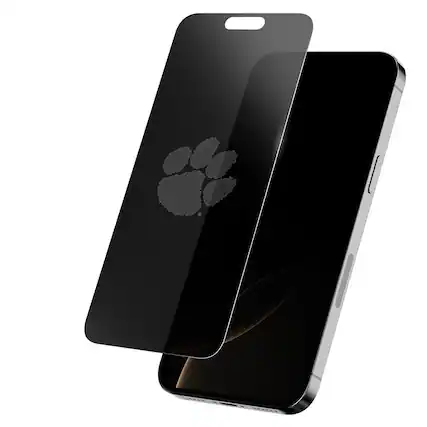 Front. Screen Skinz - Clemson Tigers iPhone Privacy Screen Protector - 14 Pro - Multicolor.