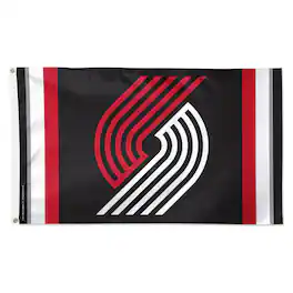 WinCraft - Portland Trail Blazers 3' x 5' Vertical Stripe Deluxe Single-Sided Flag - Multicolor