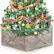 Alt View 19. Costway - Wooden Tree Collar Box Farmhouse Christmas Tree Skirt Cover 37 x 27 in Grey - Grey.