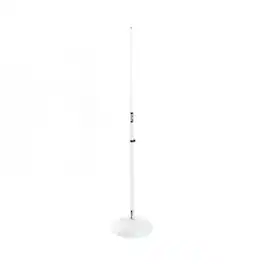 On Stage Stands - On-Stage MS7201QTR Quarter Turn Round Base Microphone Stand, White