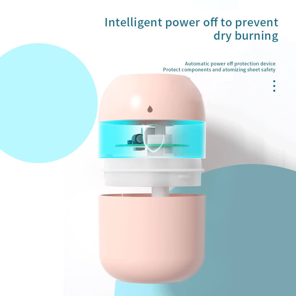 Intelligent power off to prevent dry burning  
Automatic power off protection device  
Protect components and atomizing sheet safety