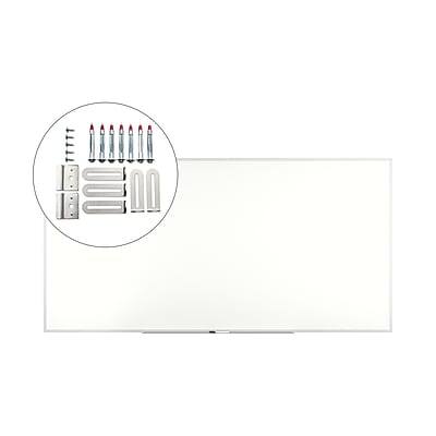 Alt View 4. TRU RED - TRU RED™ Melamine Dry Erase Board, Gray Frame, 8' x 4' (TR59351) - Gray.