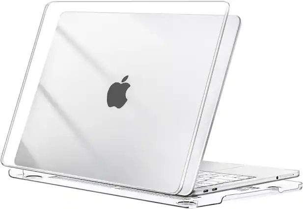 Front. mosiso - Protective Hard Shell Case for MacBook Neo 13 inch Model A3404 (2026) - Crystal Clear.